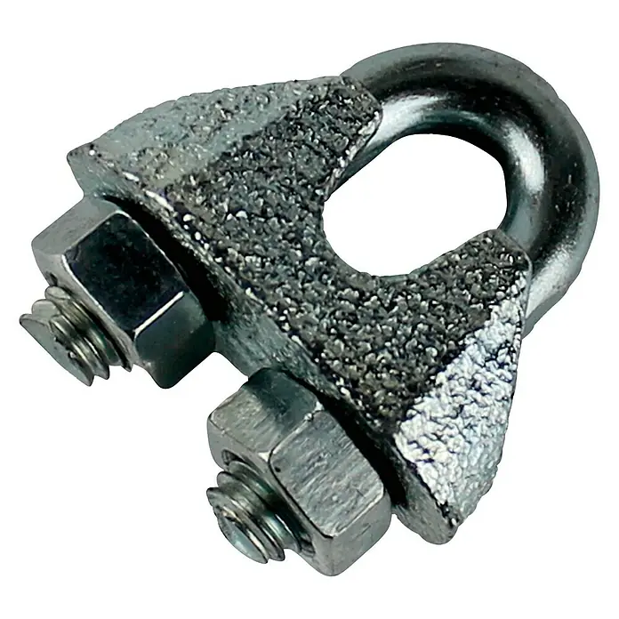 Stabilit Seilklemme - Für Seildurchmesser: 5 mm, 10 Stk., Stahl - Diagonale Ansicht