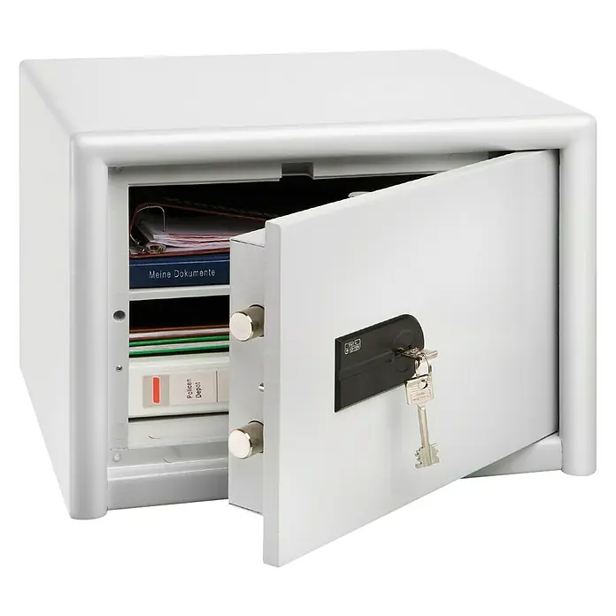 Burg-Wächter Meubelkluis Combi Line CL 20 S - Gepantserd dubbelbaard-veiligheidsslot, l x b x h: 445 x 495 x 360 mm, Lichtgrijs - Vooraanzicht