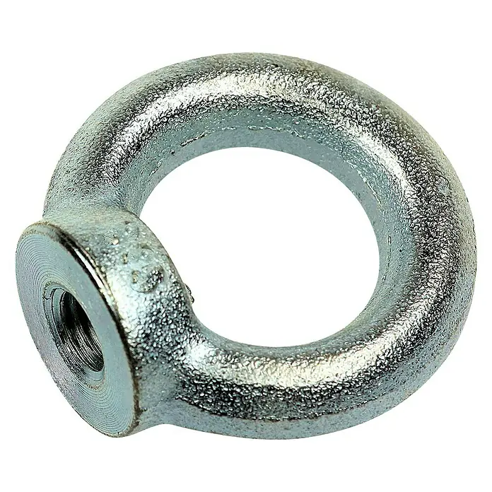 Stabilit Ringmutter - Gewinde: M10, Innendurchmesser: 25 mm, Verzinkt - Vorderansicht