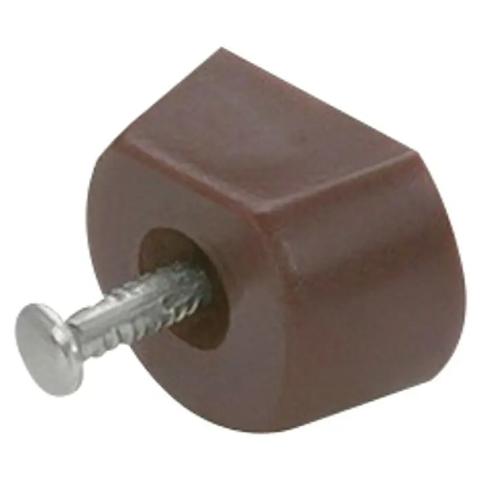 Stabilit Bodenträger - B x H: 14,5 x 12 mm, Braun - Vorderansicht