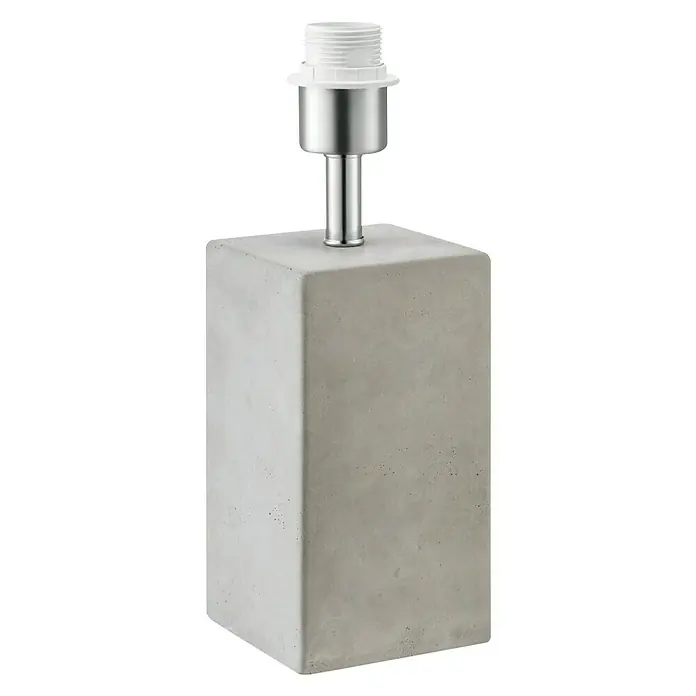 Home Sweet Home Lampenfuß Pillar - 40 W, Farbe: Beton, Höhe: 32 cm - Vorderansicht