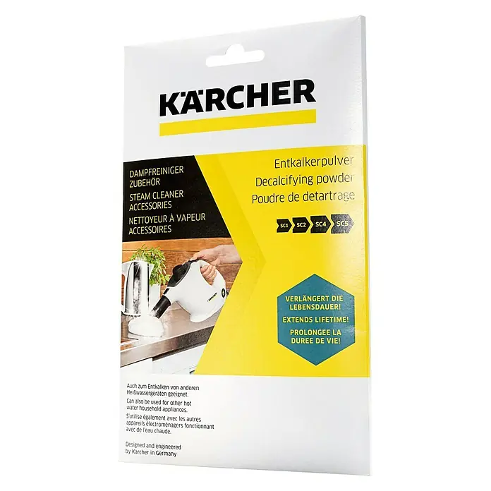Kärcher Ontkalkingsmiddel - 6 x 17 g, Geschikt voor: Huishoudelijke apparaten - Vooraanzicht