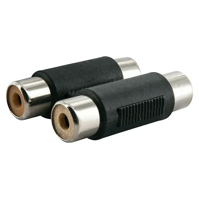 Schwaiger Audio-Adapter Stereo - 2-fach, Cinch-Buchse - Vorderansicht
