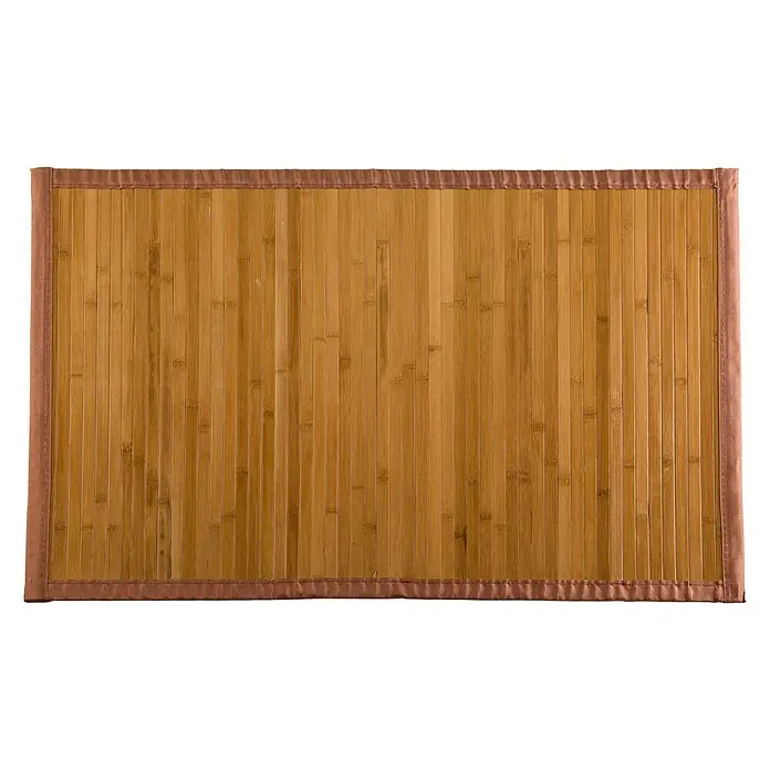 Alfombra de bambú - Marrón, 140 x 200 cm - Vista frontal