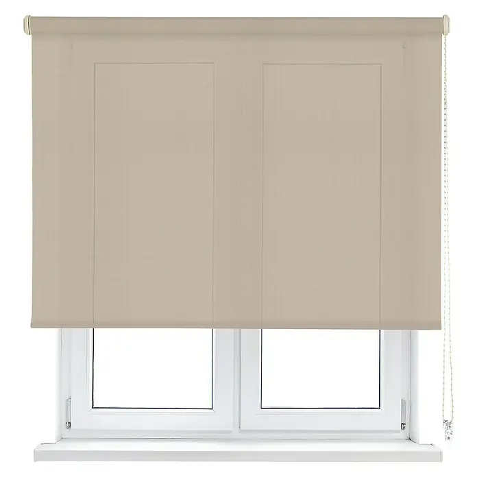 Viewtex Estor enrollable Screen 10% - An x Al: 120 x 250 cm, Arena - Vista frontal