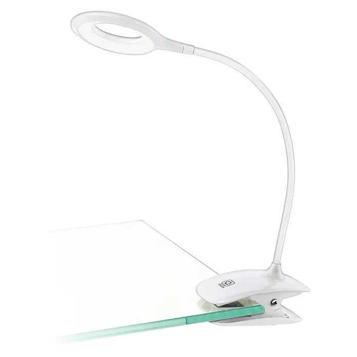 Eglo LED-klemlamp Cabado - 3 W, Wit, l x b x h: 12 x 6,5 x 42 cm - Vooraanzicht