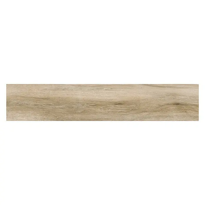 Pavimento porcelánico Atelier - 23,3 x 120 cm, Beige - Vista superior