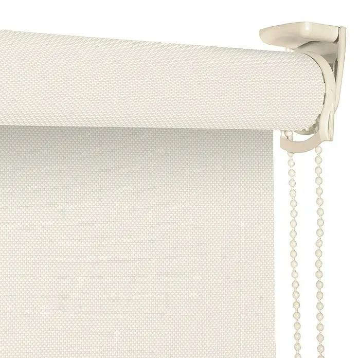 Viewtex Estor enrollable Screen 10% - An x Al: 165 x 250 cm, Beige/Blanco - Primer plano