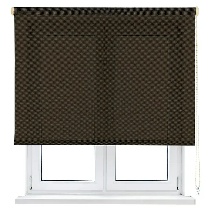 Viewtex Estor enrollable Screen 5% - An x Al: 165 x 190 cm, Mocca - Vista frontal