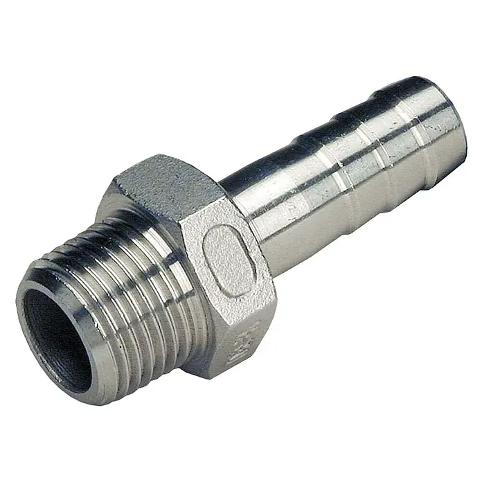 MPC Racor de conexión 10 mm con abrazadera SAPA 11-13 mm - ¼″ - Vista angular