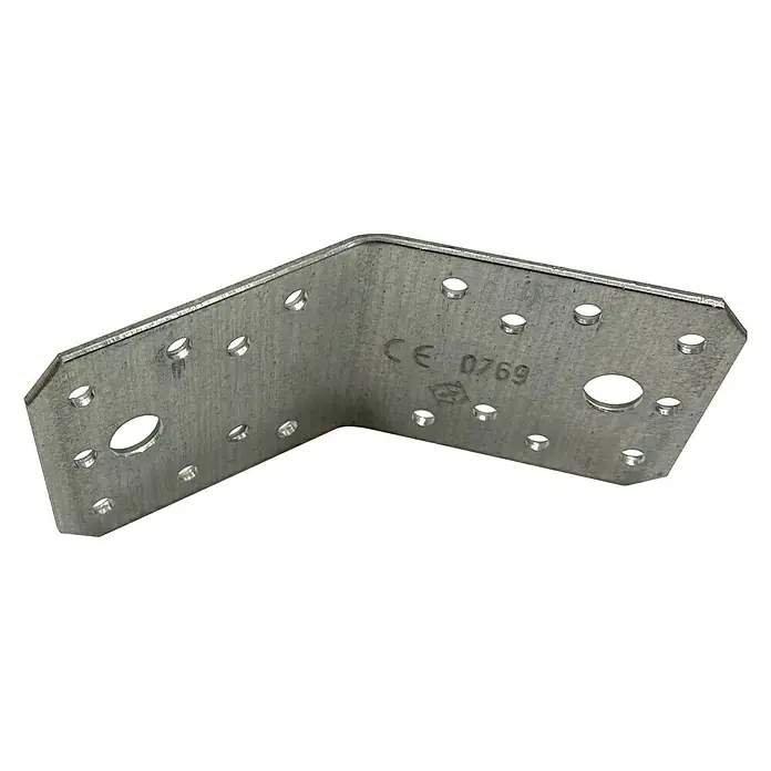Stabilit Conector en ángulo - L x An: 70 x 70 mm, Acero, Galvanizado Sendzimir - Vista angular