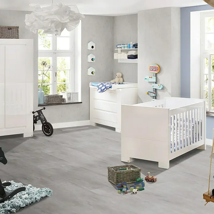 Vinylboden Strong SPC Travertin Romano - 935 x 465 x 6,5 mm, Steinoptik - Stimmungsaufnahme