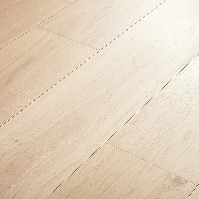 Handmuster Eiche Alpine - 280 x 160 x 15 mm, Landhausdiele - Linke Seitenansicht