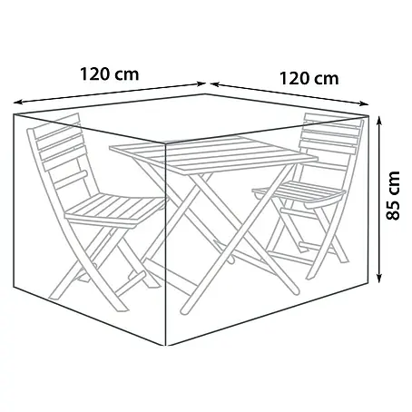 Sunfun  Balkon-Set-Schutzhülle rund