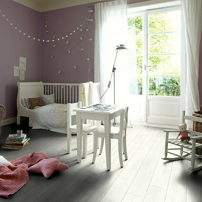 Egger Home Handmuster Comfort Fortland Eiche Weiß - 297 x 210 x 8 mm, Landhausdiele - Stimmungsaufnahme