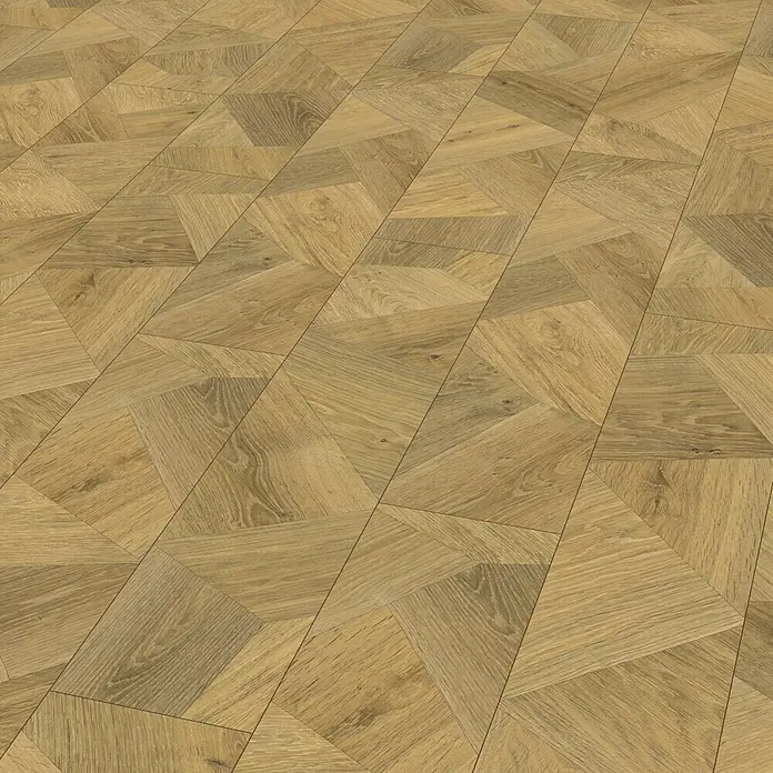 Egger Home Korkboden Comfort Bermuda Eiche Geräuchert - 1.292 x 245 x 8 mm, All over - Linke Seitenansicht