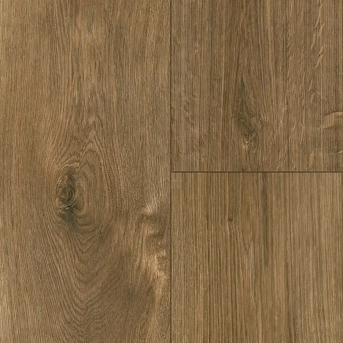 Egger Home Korkboden Comfort Jacksonville Eiche Dunkel - 1.292 x 193 x 8 mm, Landhausdiele - Vorderansicht