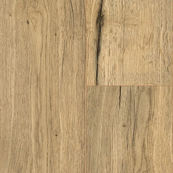 Egger Home Korkboden Comfort Halifax Eiche - 1.292 x 193 x 8 mm, Landhausdiele - Vorderansicht