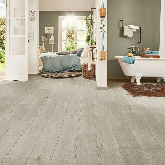 LOGOCLIC Uzorak Aquaprotect Nature Oak - 290 x 200 x 8 mm, Rustikalni pod - Detaljan prikaz