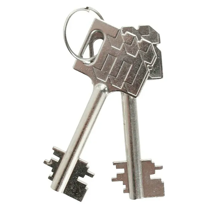 Rottner Wandtresor Delta 30 - Doppelbartschloss, L x B x H: 27 x 43 x 33 cm, Lichtgrau - Vorderansicht