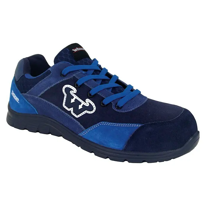 Wisent Zapatos de seguridad - Azul, 45, Categoría de protección: S3 - Vista de perfil derecho