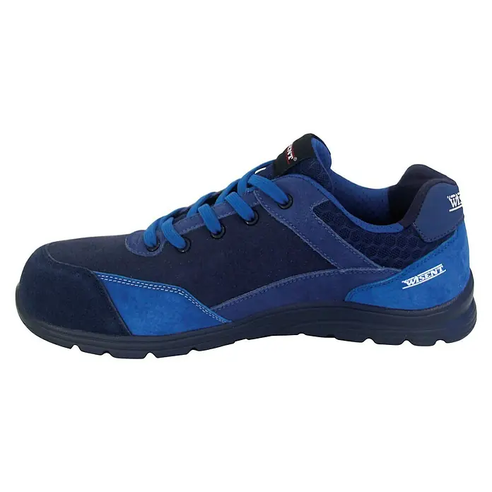 Wisent Zapatos de seguridad - Azul, 45, Categoría de protección: S3 - Vista de perfil izquierdo