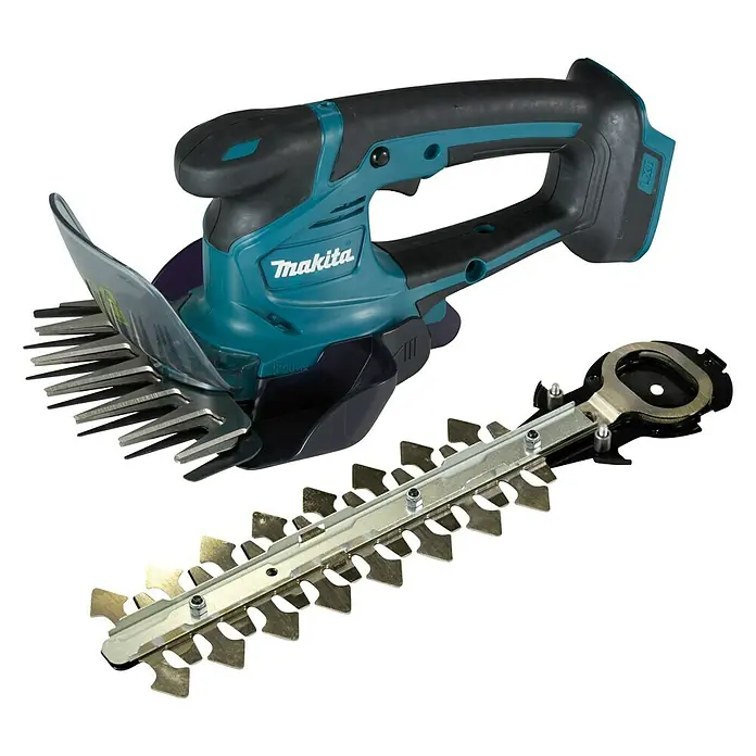 Makita Akku-Gras- & Strauchschere DUM604ZX - 18 V, Li-Ionen, Ohne Akku, Messerbreite: 16 cm - Diagonale Ansicht