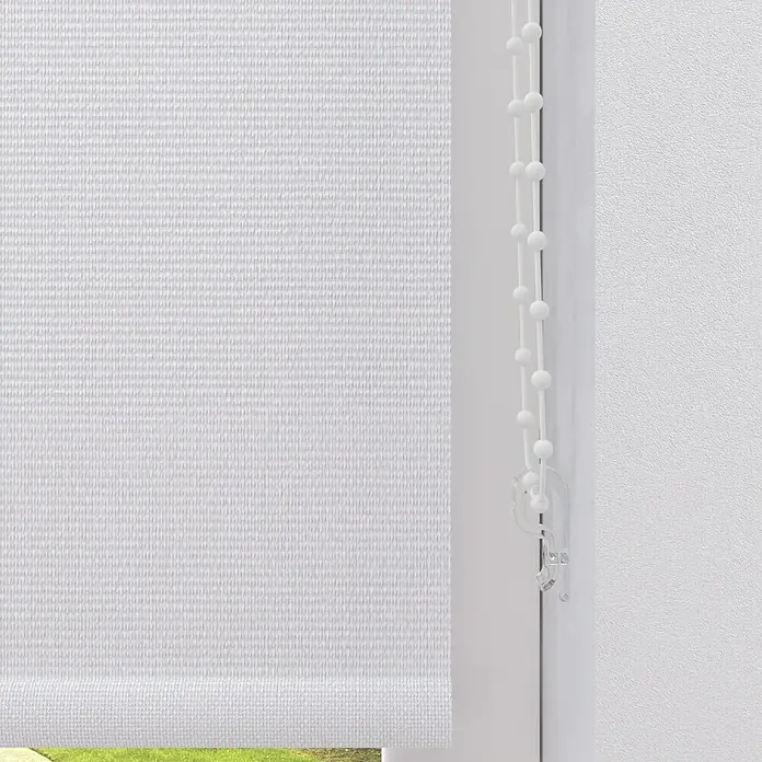 Verdunkelungsrollo - B x H: 110 x 275 cm, Schneeweiß - Detailaufnahme
