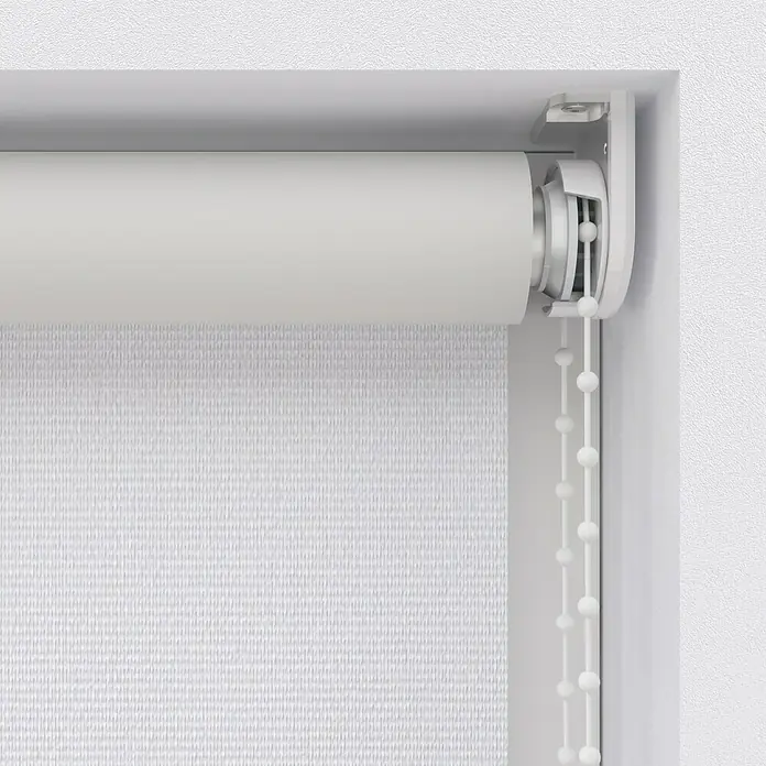 Verdunkelungsrollo - B x H: 50 x 275 cm, Schneeweiß - Detailaufnahme