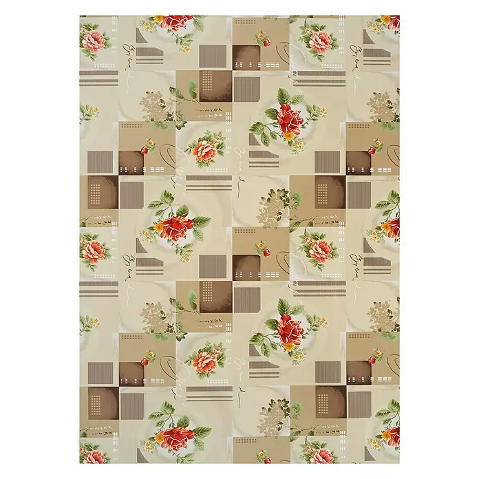 D-c-fix Noblessa Tischdecke Noblessa Nora - Bunt, 160 x 130 cm, Eckig - Draufsicht