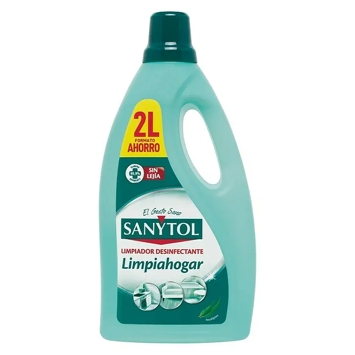 Sanytol Limpiador de superficies y desinfectante - 2 l, Botella - Vista frontal