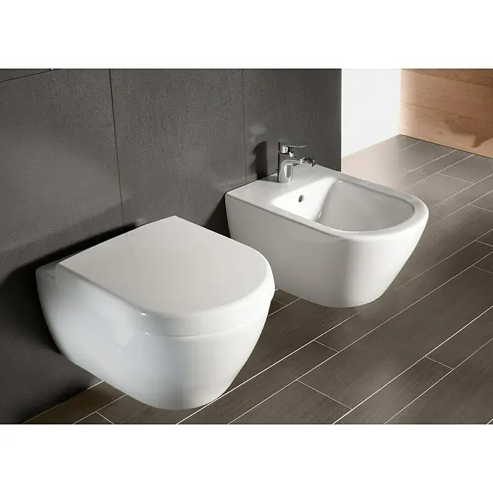 Villeroy & Boch Subway 2.0 Wand-Bidet - Ohne Spezialglasur, Keramik - Rechte Seitenansicht