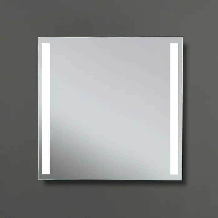 Espejo con luz LED Ares - An x Al: 80 x 80 cm, Transformador - Vista frontal