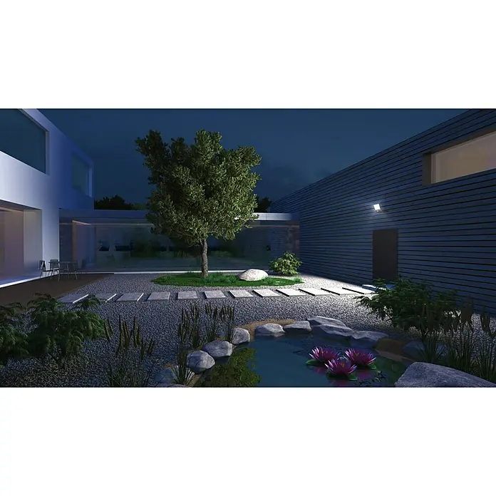 Steinel Led-straler XLED ONE - l x b x h: 17,3 x 22,9 x 19,5 cm, Warm wit, Wit - Sfeeropname
