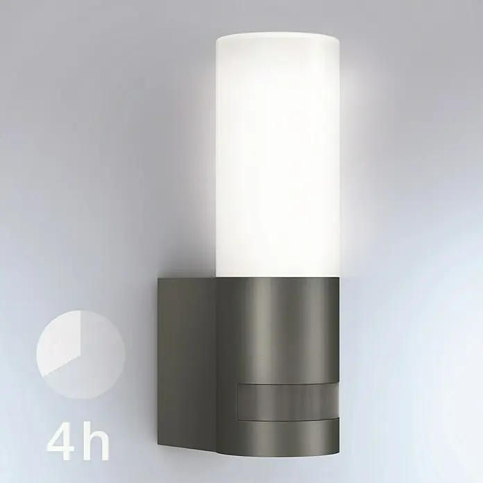 Steinel LED vanjska svjetiljka sa senzorom pokreta - 11,3 W, D x Š x V: 13,1 x 7,8 x 26 cm, Antracit, Topla bijela - Detaljan prikaz