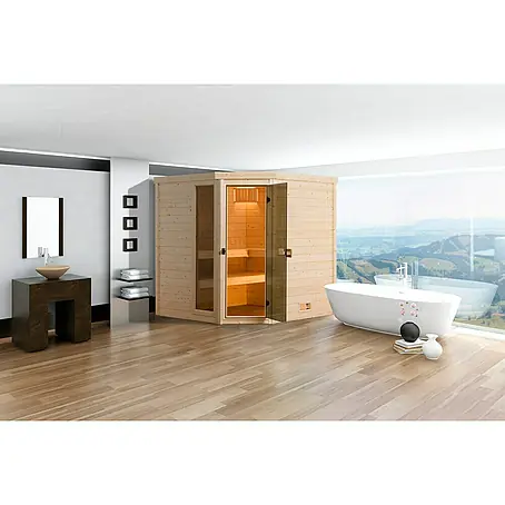 Finnwood  Massivholzsauna Bjoern Trend 3
