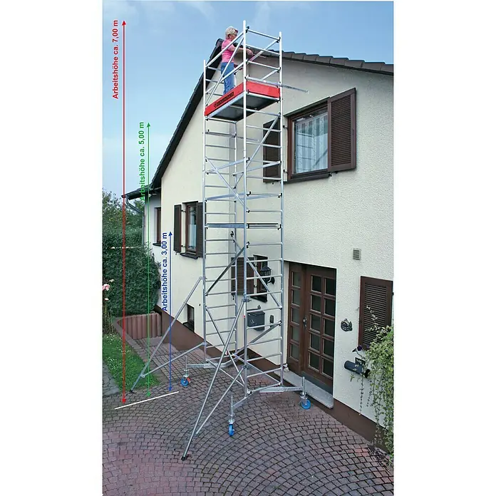 Krause ClimTec Nosač za dodatnu stabilizaciju - Duljina: 2,6 m, Promjer: 39 mm - Proizvod u upotrebi