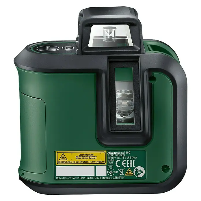Bosch Advanced Kreuzlinienlaser Level 360 - Max. Arbeitsbereich: 24 m - Rückansicht