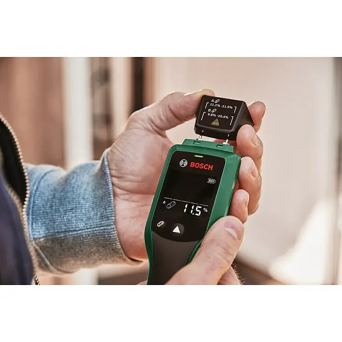 Bosch Feuchtigkeitsmessgerät UniversalHumid - Geeignet für: Holz - Detailaufnahme