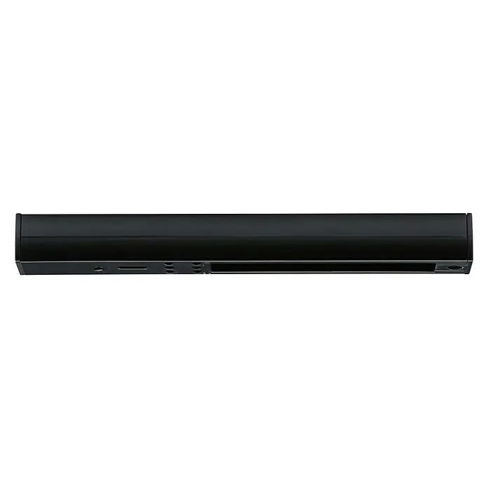 Paulmann URail End-Einspeisung - Schwarz, Kunststoff, L x B x H: 16,1 x 1,8 x 1,8 cm - Vorderansicht