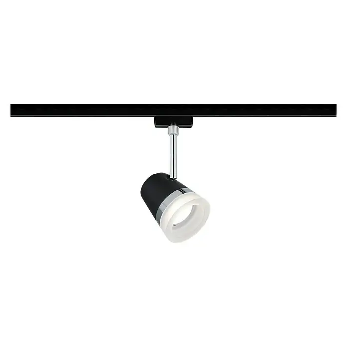 Paulmann URail Deckenstrahler Cone - GU10, Schwarz, Chrom - Vorderansicht