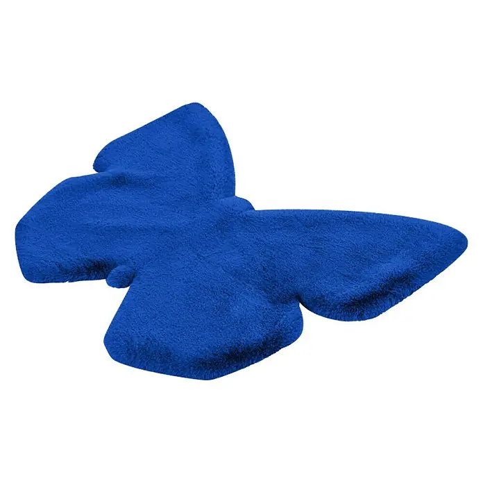 Kayoom Kids Deko-Kunstfell Schmetterling - Blau, 90 x 70 cm, 100 % Polyester - Rechte Seitenansicht