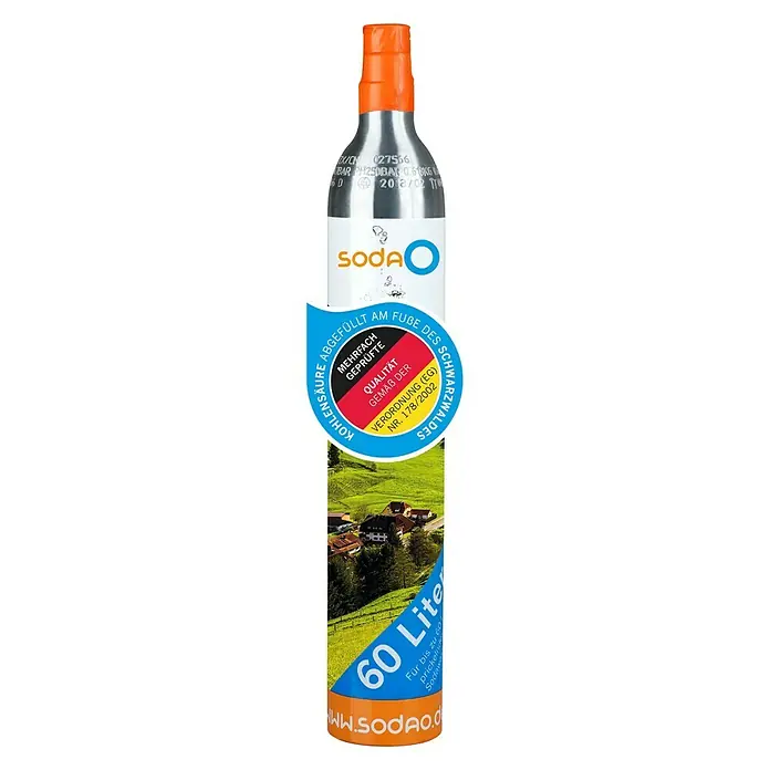 SodaO Kohlensäure-Flasche ohne Füllung* - Geeignet für: Wassersprudler - Vorderansicht