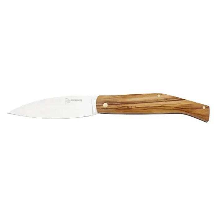 Navaja multiusos Campera Olivo - Longitud de la hoja: 90 mm, Material empuñadura: Madera