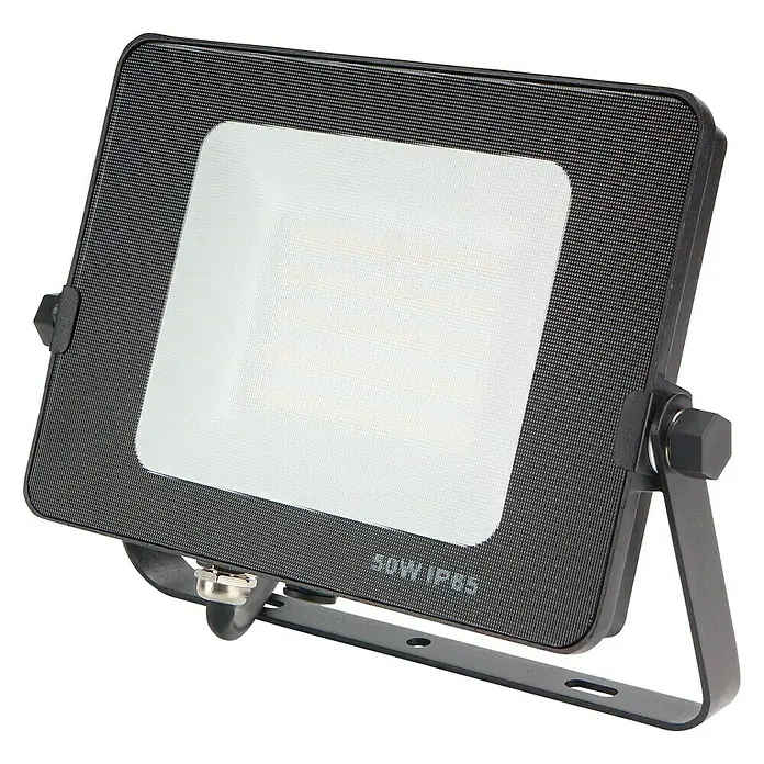 Proyector LED FLHAK - 50 W, Color de luz: Blanco frío, IP65, Negro