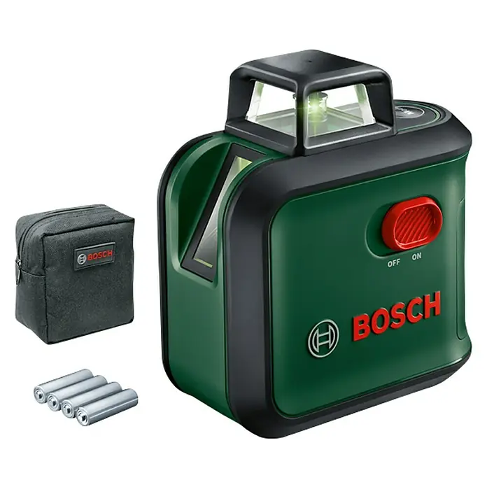 Bosch Advanced Kreuzlinienlaser Level 360 - Max. Arbeitsbereich: 24 m - Linke Seitenansicht