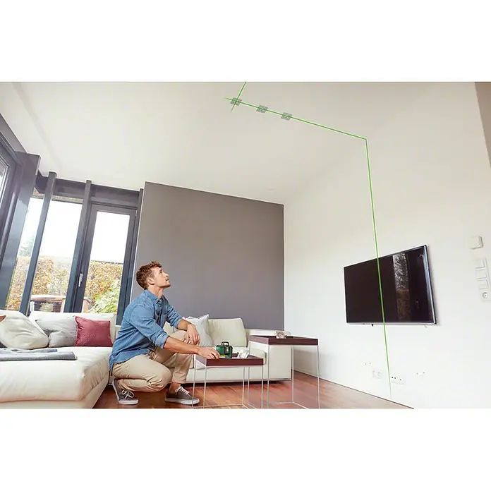 Bosch Advanced Kreuzlinienlaser Level 360 - Max. Arbeitsbereich: 24 m - Anwendungsbeispiel