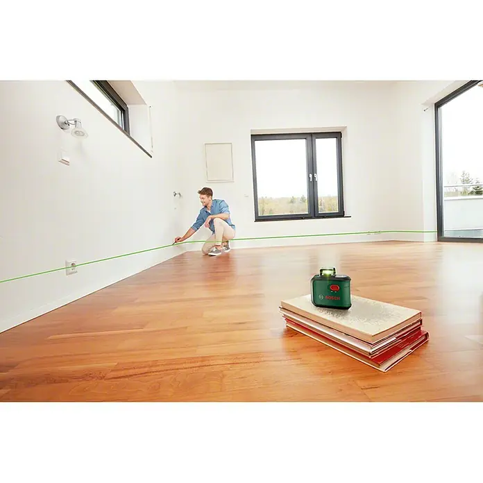 Bosch Advanced Kreuzlinienlaser Level 360 - Max. Arbeitsbereich: 24 m - Anwendungsbeispiel