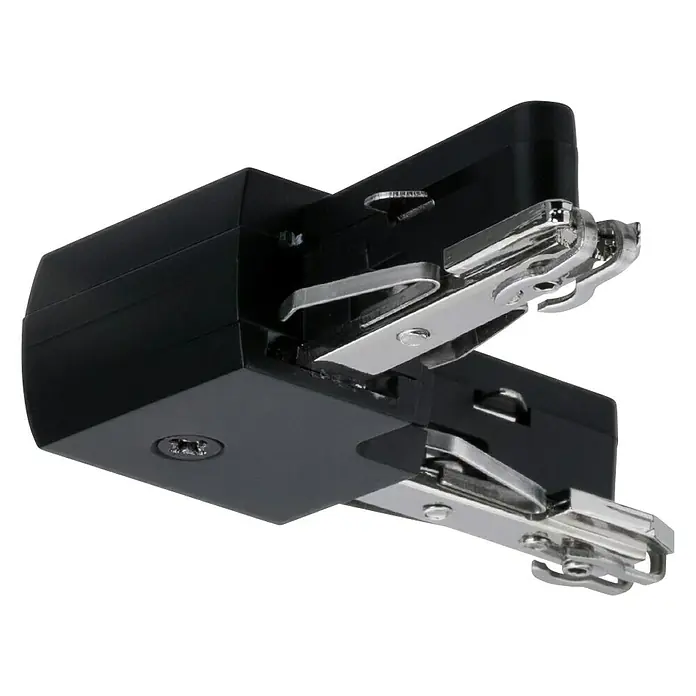 Paulmann URail L-Verbinder - L x B x H: 62 x 62 x 18 mm, Schwarz - Vorderansicht