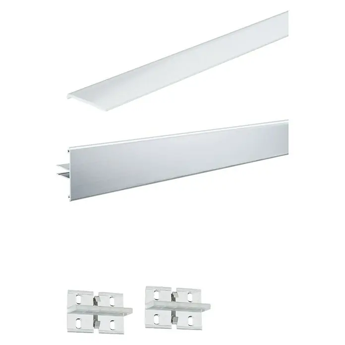 Paulmann Profil Duo - Länge: 100 cm, Aluminium - Vorderansicht